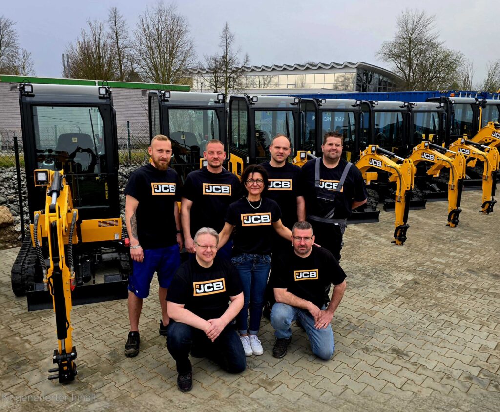 Monteur-Team JCB Schmied